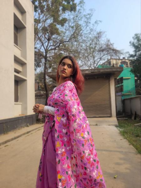 Exclusive Handloom Half Silk Saree – Dropupseller Signature Collection