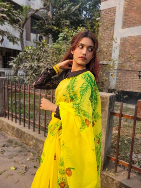 Exclusive Handloom Half Silk Saree – Dropupseller Signature Collection